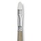 Escoda Perla Toray White Synthetic Brush - Bright, Long Handle, Size 14